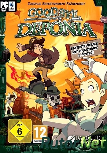 Скачать игру Goodbye Deponia (2013) PC | Repack от R.G. UPG через торрент на rutor