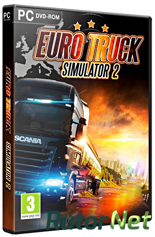 Скачать игру Euro Truck Simulator 2: Gold Bundle v 1.8.2.5s + 3 DLC (2013) PC | RePack от xatab через торрент на rutor