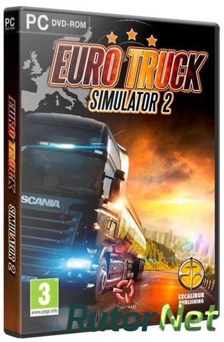 Скачать игру Euro Truck Simulator 2 v 1.7.1s + 2 DLC (2013) PC | Repack от Fenixx через торрент на rutor