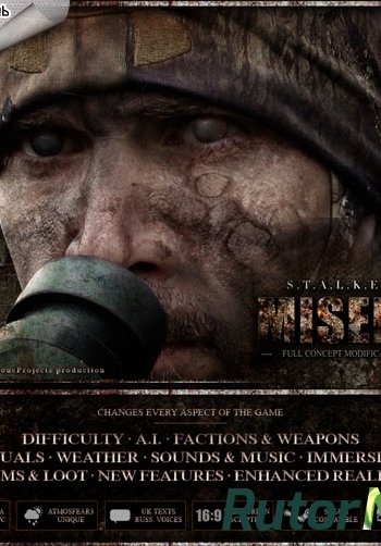 Скачать игру S.T.A.L.K.E.R.: Call Of Pripyat - MISERY 2.1 Beta (2014) PC | Mod через торрент на rutor