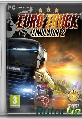 Скачать игру Euro Truck Simulator 2 v.1.9.24.1s (2013) PC | RePack от xatab через торрент на rutor