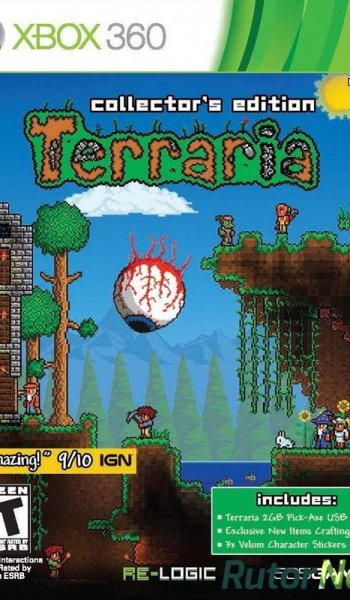 Скачать игру Xbox360 Terraria Region Free /ENG (LT+1.9) через торрент на rutor