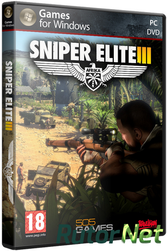 Скачать игру Sniper Elite III v 1.05 + 6 DLC (2014) PC | Rip от xatab через торрент на rutor