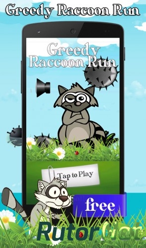 Скачать игру Android Greedy Raccoon Run 1.0.0 аркада, любое, ENG через торрент на rutor