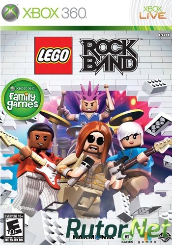 Скачать игру LEGO Rock Band (2009) Английская версия XBOX360 через торрент на rutor