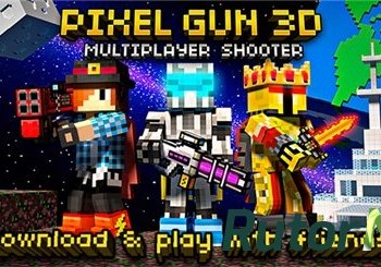 Скачать игру Pixel Gun 3D Pocket Edition v10.1.0 (2013) Android через торрент на rutor