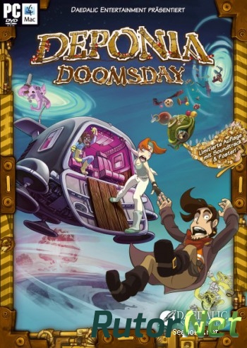 Скачать игру Deponia Doomsday 2016, RUS, L CODEX через торрент на rutor