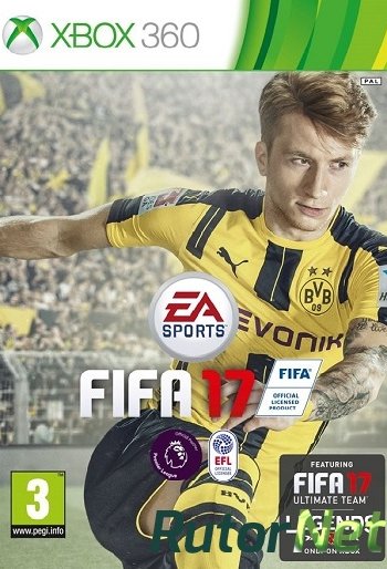 Скачать игру Xbox 360 FIFA 17 GOD / RUS через торрент на rutor