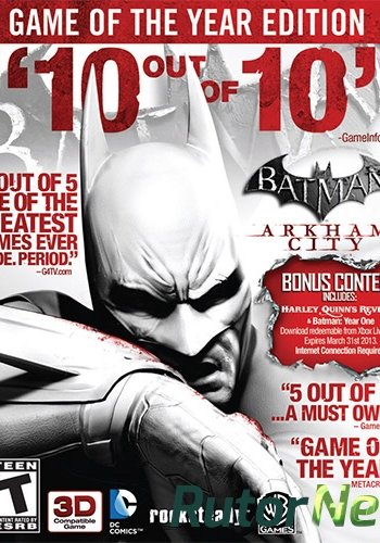 Скачать игру Batman: Arkham City - Game of the Year Edition (2012) PC | RePack от FitGirl через торрент на rutor