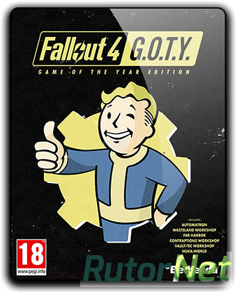 Скачать игру Fallout 4: Game of the Year Edition v 1.10.50.0.1 + 8 DLC (2015) PC | RePack от qoob через торрент на rutor