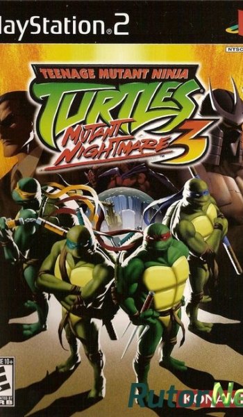 Скачать игру PS4-PS2 Teenage Mutant Ninja Turtles 3: Mutant Nightmare EUR/RUS через торрент на rutor